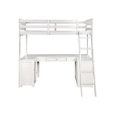 Ambar Light Gray Loft Bed Model 38065 By ACME Furniture